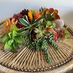 Assortment of Faux Succulent & Cactus Stems